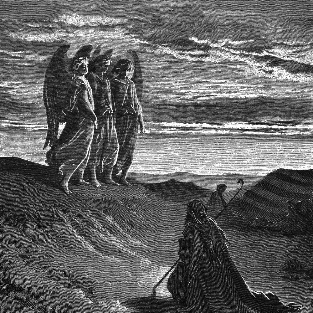 Abraham and the Three Angels. 1866.