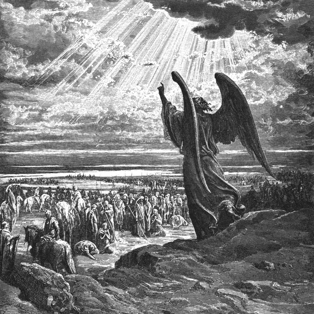 An Angel Appearing to Joshua. 1866.