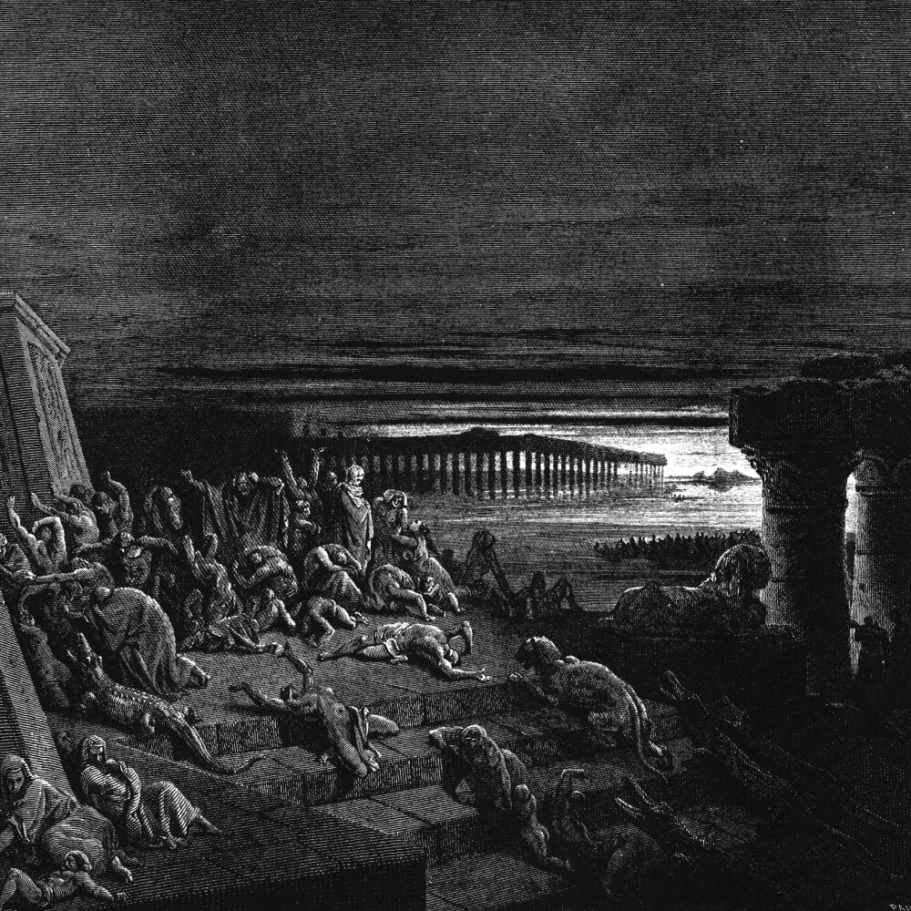The Ninth Plague - Darkness. 1866.